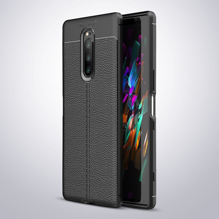 Litchi Texture TPU Shockproof Case for Sony Xperia XZ4 / Xperia 1