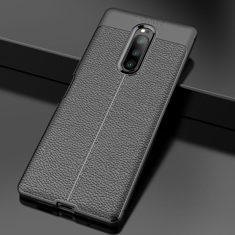 Litchi Texture TPU Shockproof Case for Sony Xperia XZ4 / Xperia 1