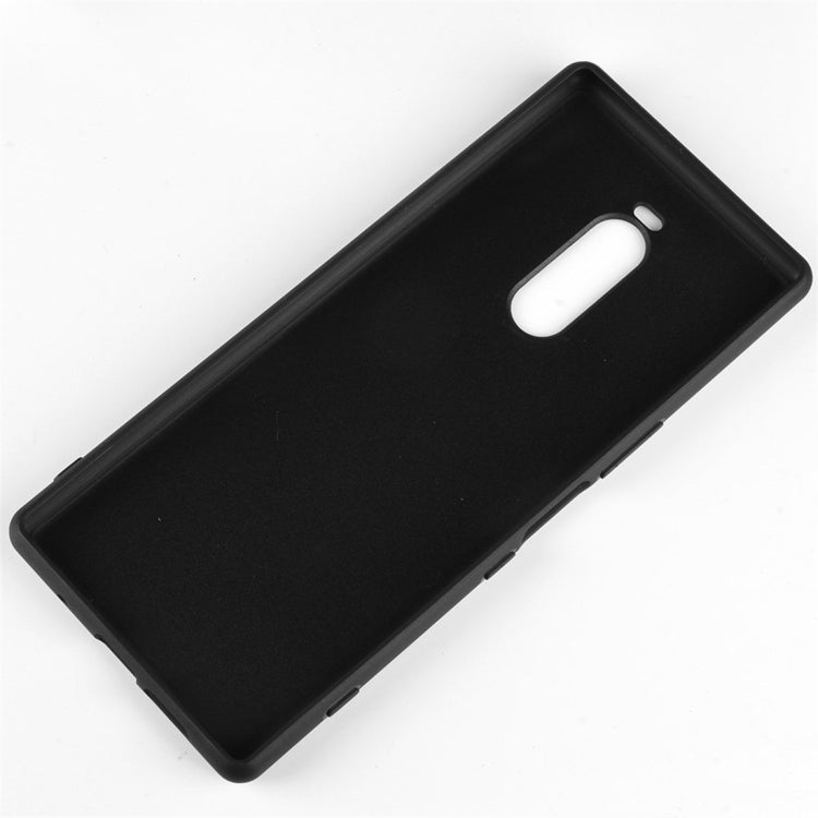 Shockproof Color Matching Denim PC + PU + TPU Protective Case for Sony Xperia 1