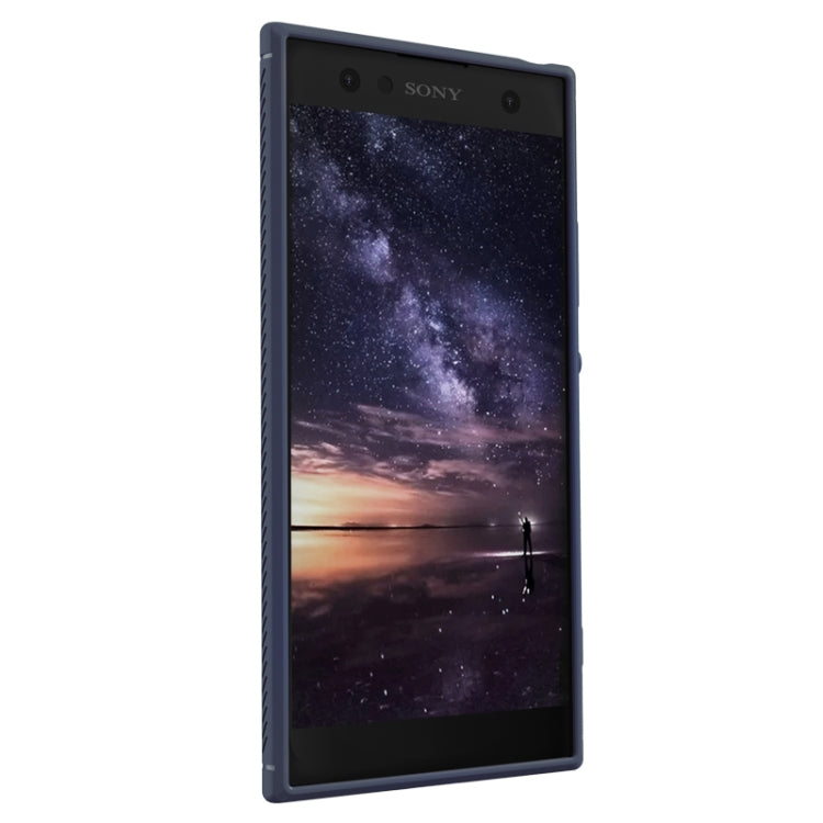 Lenuo Leshen Series for Sony Xperia XA2 TPU Litchi Texture Dropproof Protective Back Cover Case