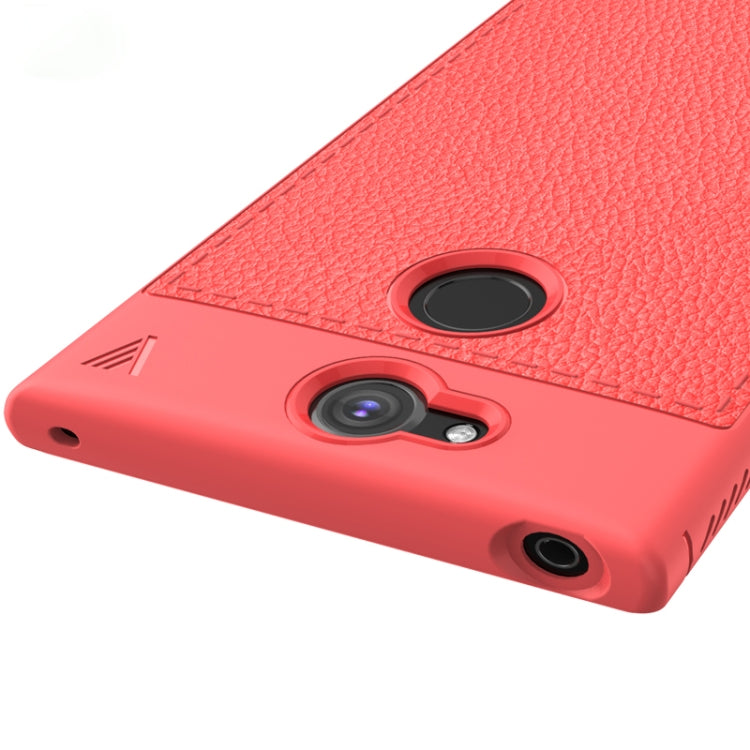Lenuo Leshen Series for Sony Xperia XA2 TPU Litchi Texture Dropproof Protective Back Cover Case
