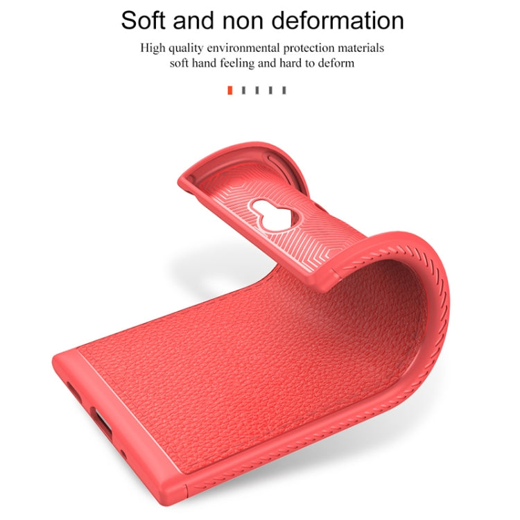 Lenuo Leshen Series for Sony Xperia XA2 TPU Litchi Texture Dropproof Protective Back Cover Case