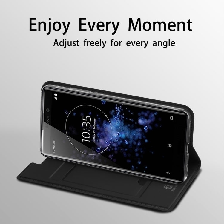 DZGOGO ISKIN Series Slight Frosted PU+ TPU Case for Sony Xperia XA2 Plus