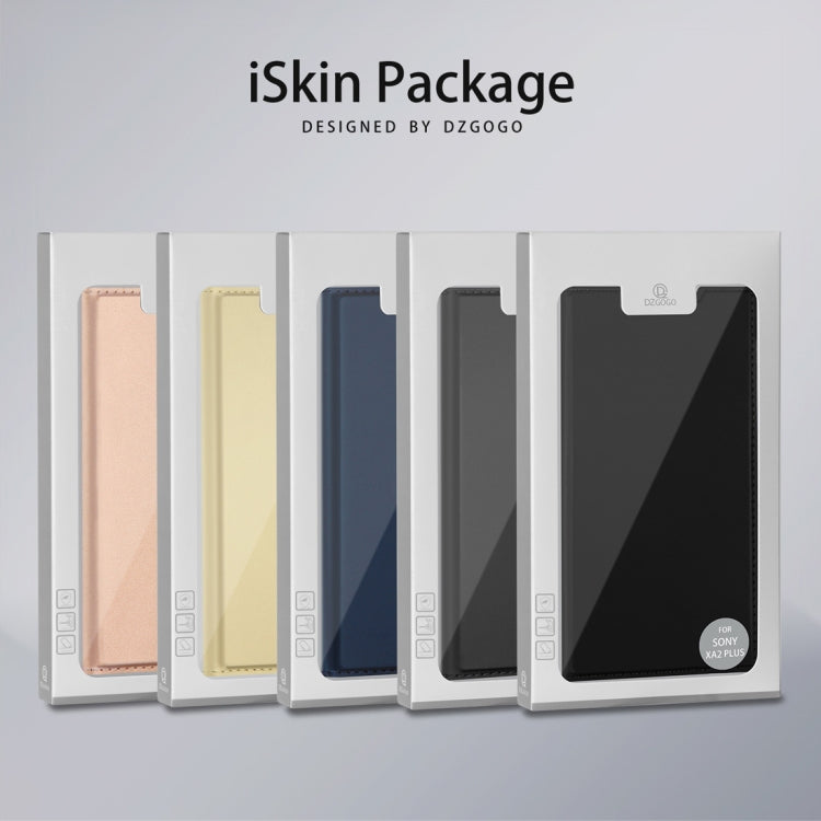 DZGOGO ISKIN Series Slight Frosted PU+ TPU Case for Sony Xperia XA2 Plus