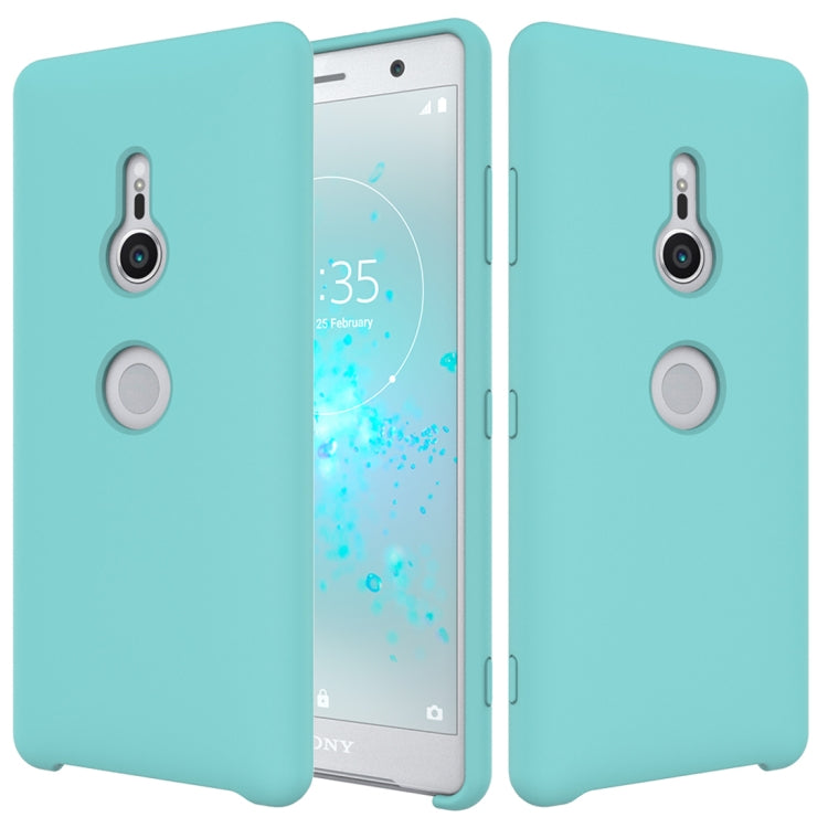 Solid Color Liquid Silicone Dropproof Protective Case for Sony Xperia XZ3