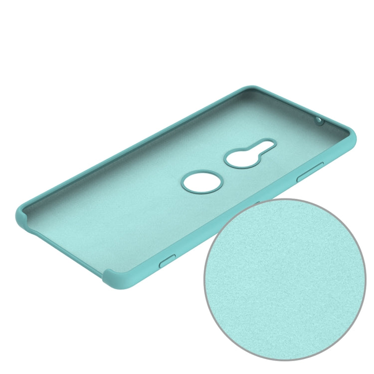 Solid Color Liquid Silicone Dropproof Protective Case for Sony Xperia XZ3