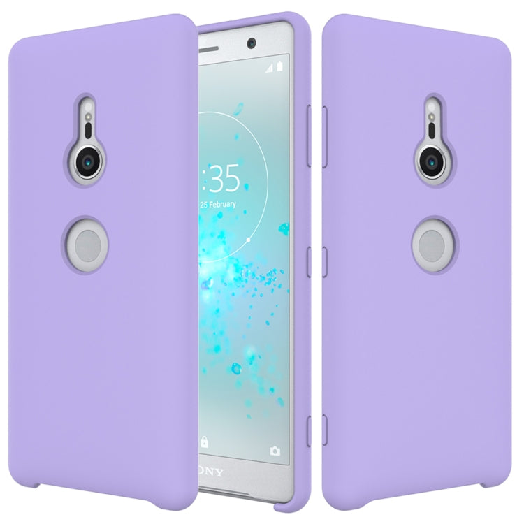 Solid Color Liquid Silicone Dropproof Protective Case for Sony Xperia XZ3