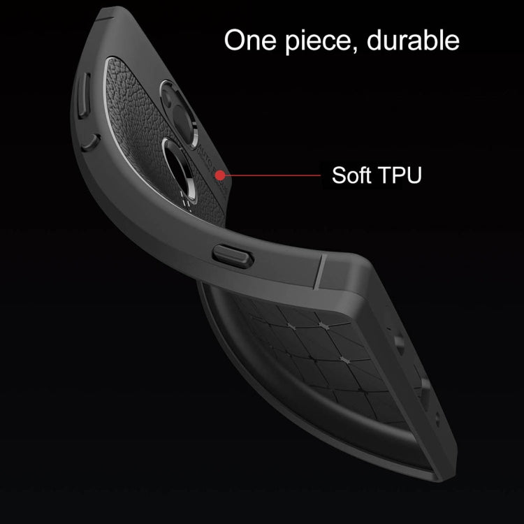 For Sony Xperia XA2 Litchi Texture Soft TPU Protective Back Cover Case