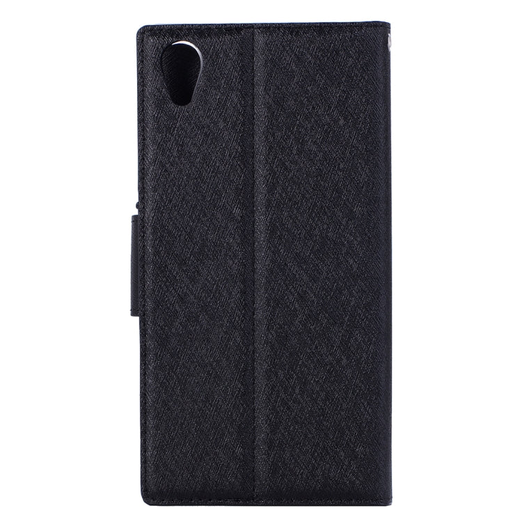 For Sony Xperia XA1 Plus Silk Texture Horizontal Flip Leather Case with Holder & Card Slots & Wallet & Photo Frame