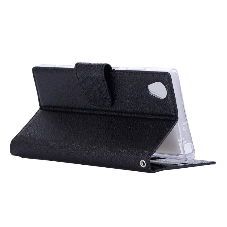 For Sony Xperia XA1 Plus Silk Texture Horizontal Flip Leather Case with Holder & Card Slots & Wallet & Photo Frame