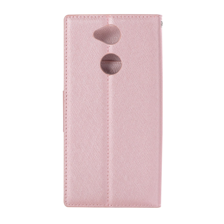 For Sony Xperia XA2 Ultra Silk Texture Horizontal Flip Leather Case with Holder & Card slots & Wallet & Photo Frame