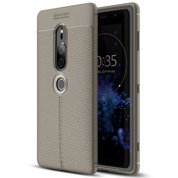 Litchi Texture TPU Case for Sony Xperia XZ2 Premium