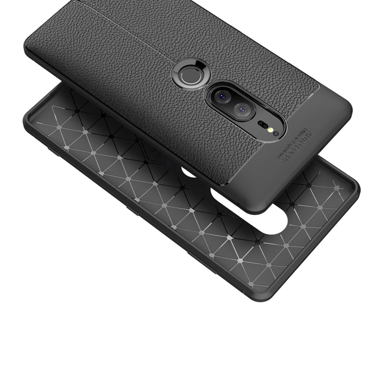 Litchi Texture TPU Case for Sony Xperia XZ2 Premium