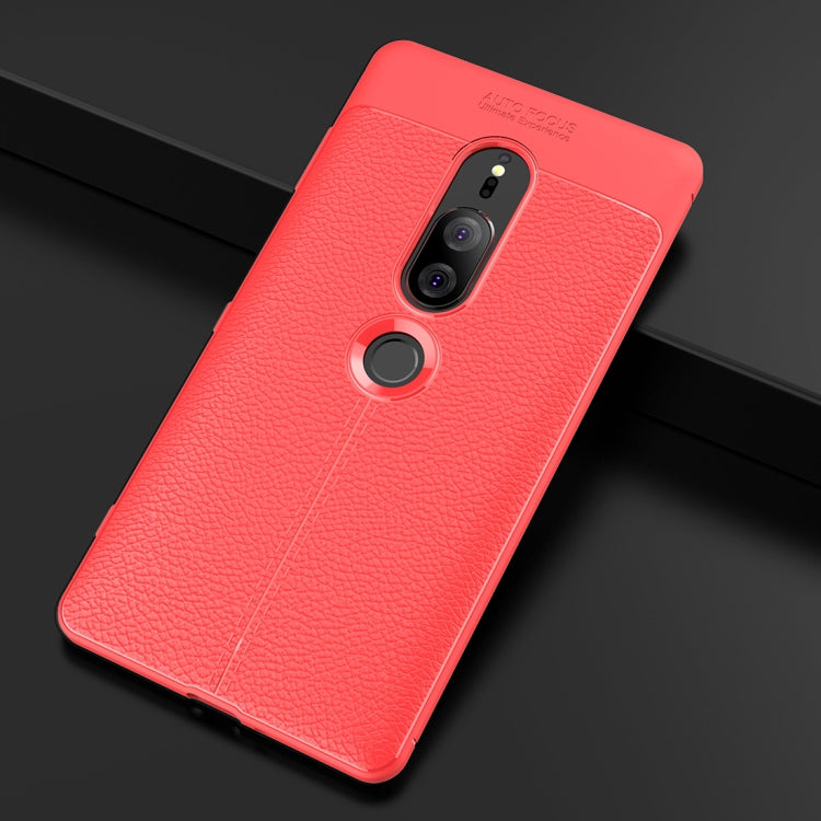 Litchi Texture TPU Case for Sony Xperia XZ2 Premium