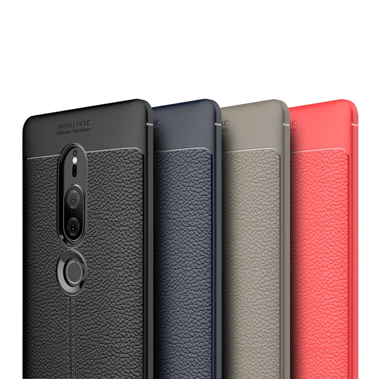 Litchi Texture TPU Case for Sony Xperia XZ2 Premium