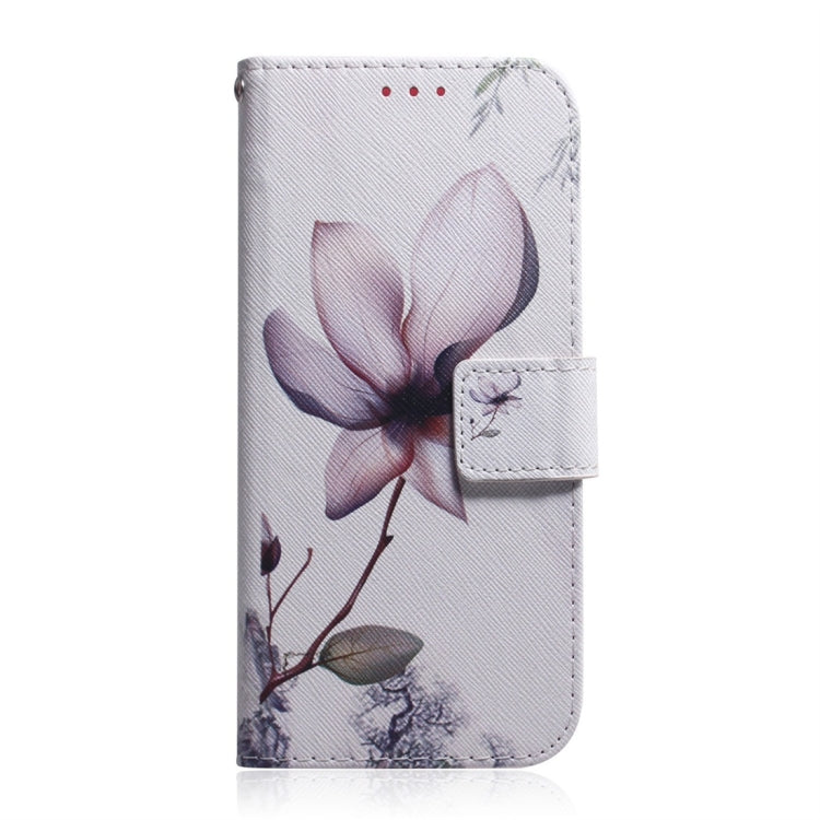 Magnolia Flower Pattern Coloured Drawing Horizontal Flip Leather Case for Sony Xperia 1, with Holder & Card Slots & Wallet