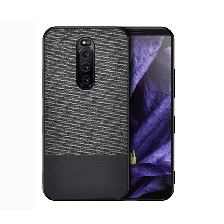 Shockproof Splicing PU + Cloth Protective Case for Sony Xperia 1