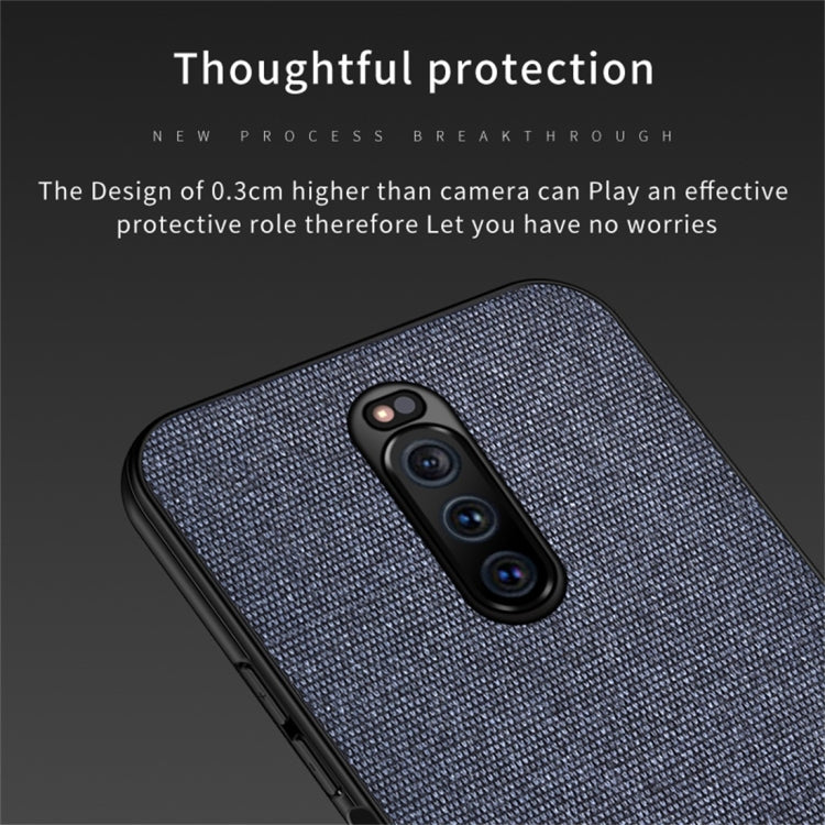 Shockproof Splicing PU + Cloth Protective Case for Sony Xperia 1