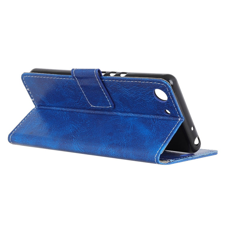 Retro Crazy Horse Texture Horizontal Flip Leather Case for Sony Xperia XZ4 Compact, with Holder & Card Slots & Wallet