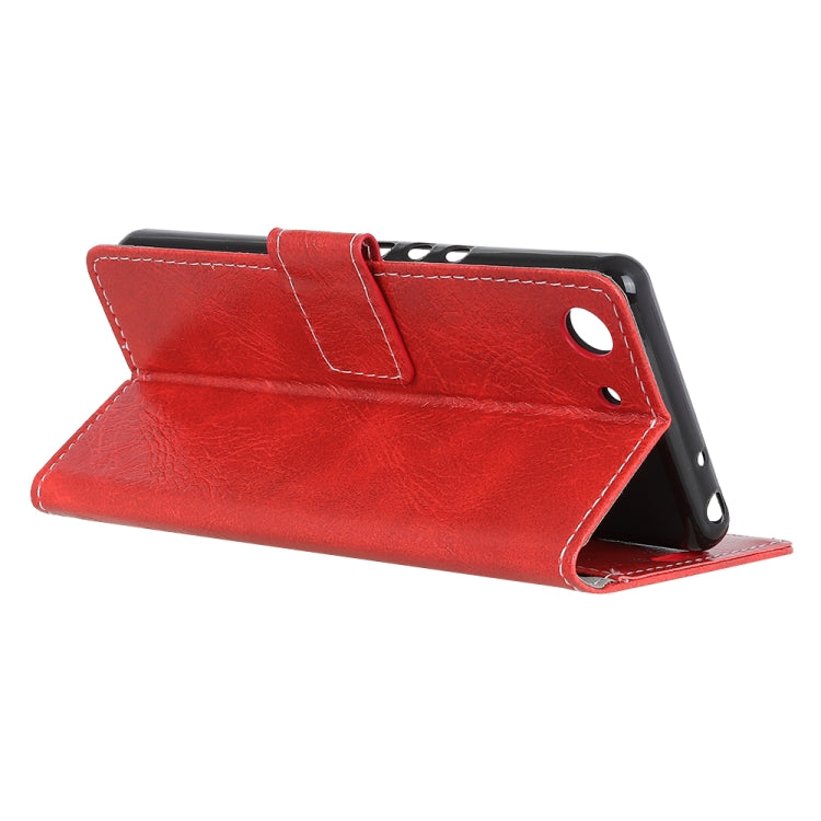 Retro Crazy Horse Texture Horizontal Flip Leather Case for Sony Xperia XZ4 Compact, with Holder & Card Slots & Wallet