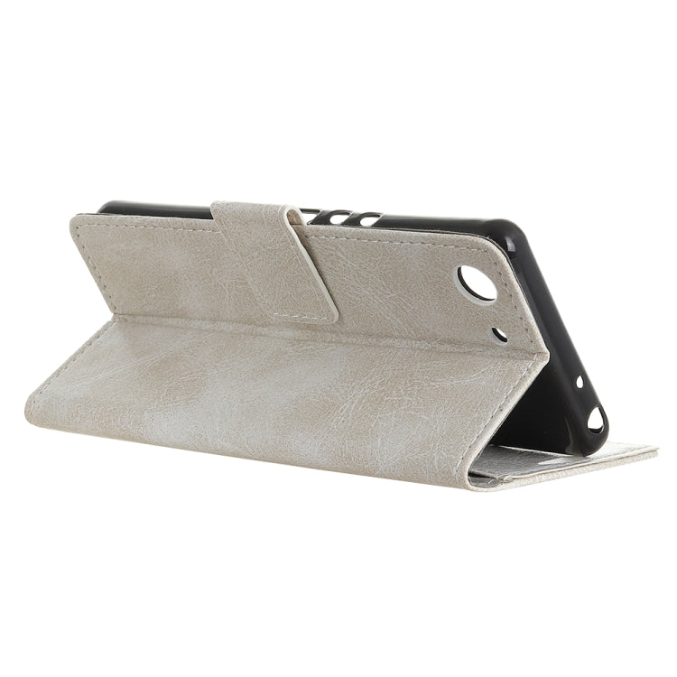 Retro Crazy Horse Texture Horizontal Flip Leather Case for Sony Xperia XZ4 Compact, with Holder & Card Slots & Wallet