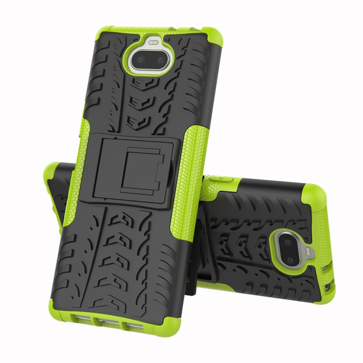 Tire Texture TPU+PC Shockproof Case for Sony Xperia XA3, with Holder