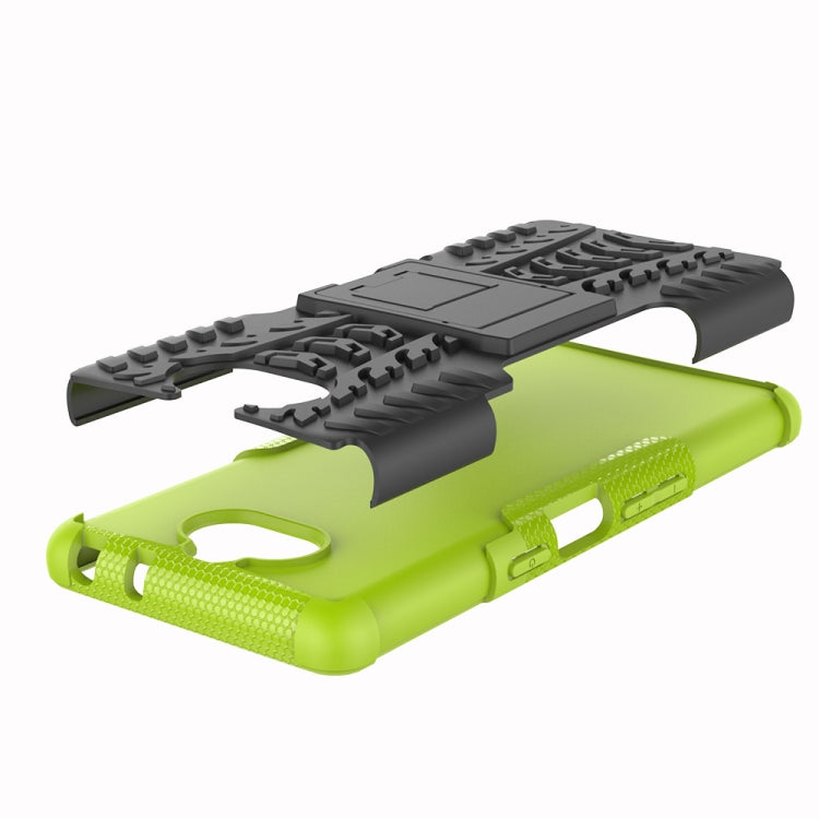 Tire Texture TPU+PC Shockproof Case for Sony Xperia XA3, with Holder