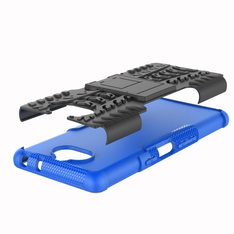 Tire Texture TPU+PC Shockproof Case for Sony Xperia XA3, with Holder