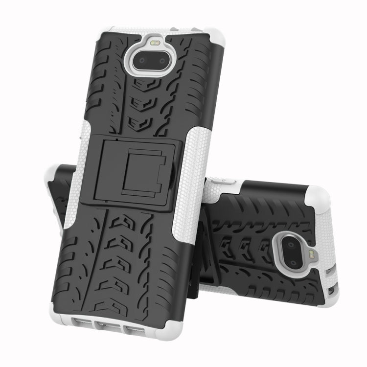 Tire Texture TPU+PC Shockproof Case for Sony Xperia XA3, with Holder