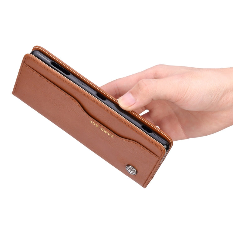 Knead Skin Texture Horizontal Flip Leather Case for Sony Xperia XZ3, with Photo Frame & Holder & Card Slots & Wallet