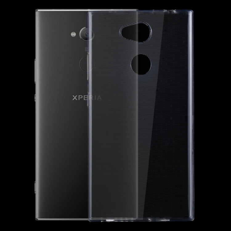 For Sony Xperia L2 0.75mm Ultra-thin Transparent TPU Protective Case(Transparent)