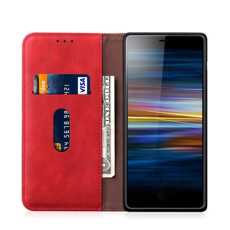 Casual Style Retro Crazy Horse Texture Horizontal Flip Leather Case for Sony Xperia L3, with Card Slots & Holder & Wallet