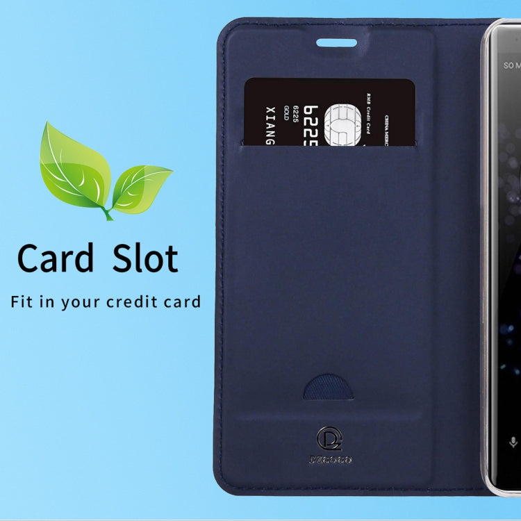 DZGOGO ISKIN Series Slight Frosted PU+ TPU Case for Sony Xperia XZ2 Premium