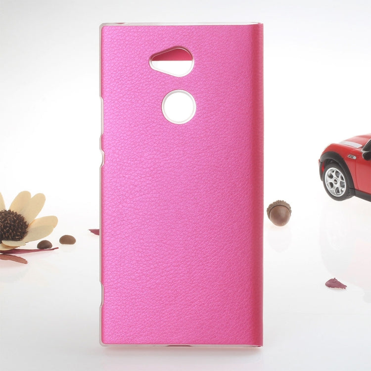 For Sony Xperia XA2 Ultra Litchi Texture Horizontal Flip Leather Case with Call Display ID