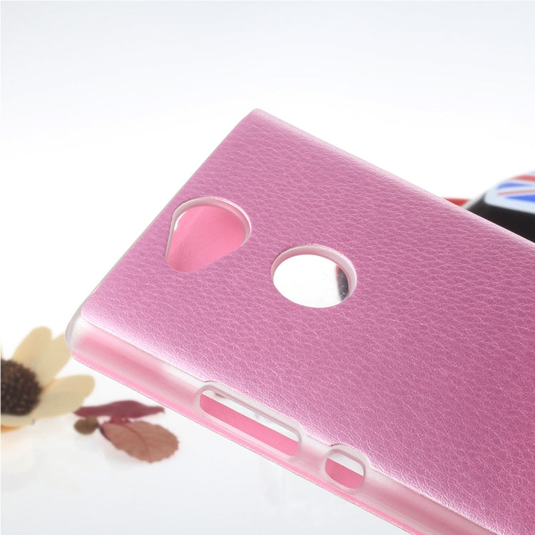 For Sony Xperia XA2 Litchi Texture Horizontal Flip Leather Case with Call Display ID