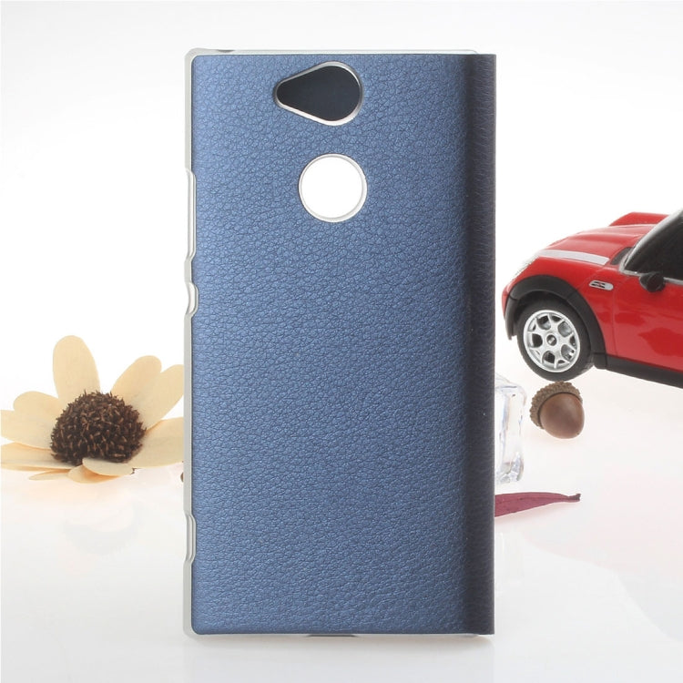 For Sony Xperia XA2 Litchi Texture Horizontal Flip Leather Case with Call Display ID