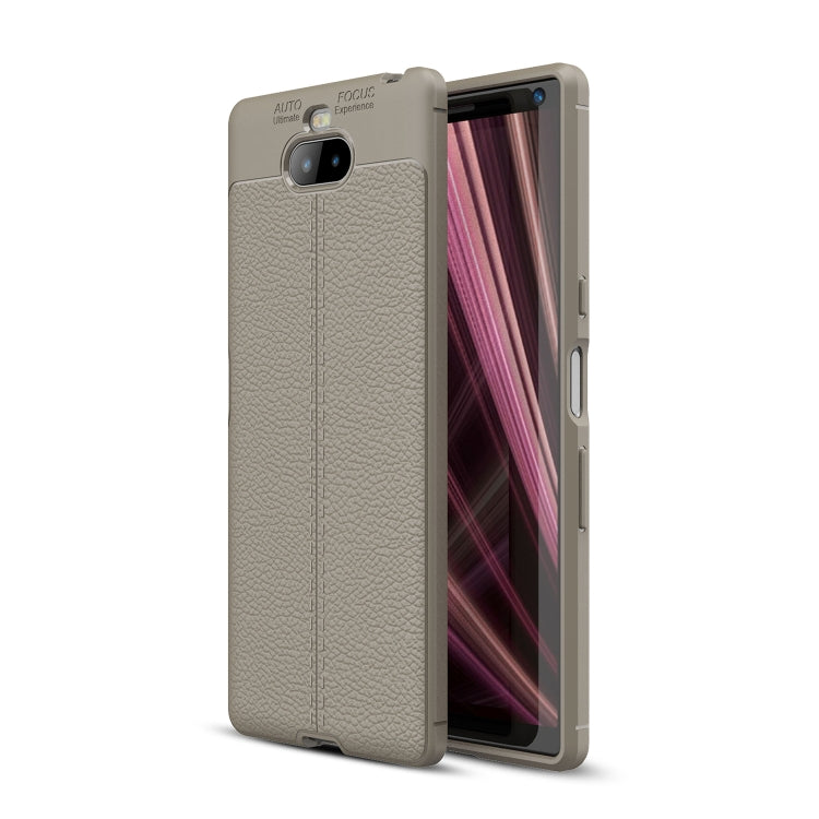 Litchi Texture TPU Shockproof Case for Sony Xperia 10