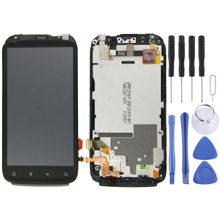 TFT LCD Screen for HTC G14 Digitizer Full Assembly with Frame (Black)
