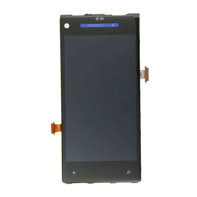 TFT LCD Screen for HTC 8X Digitizer Full Assembly with Frame (Dark Blue)