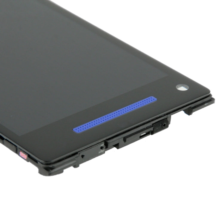 TFT LCD Screen for HTC 8X Digitizer Full Assembly with Frame (Dark Blue)