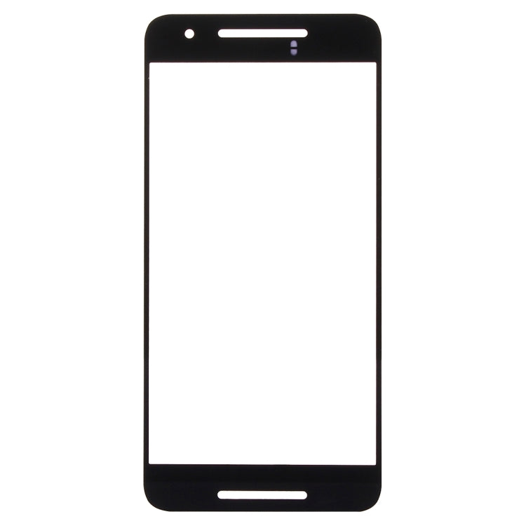 Front Screen Outer Glass Lens for Google Nexus 6P(Black)