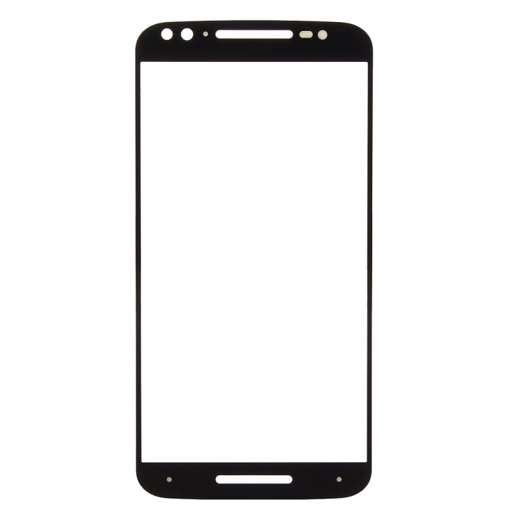 Front Screen Outer Glass Lens for Motorola Moto X(Black)