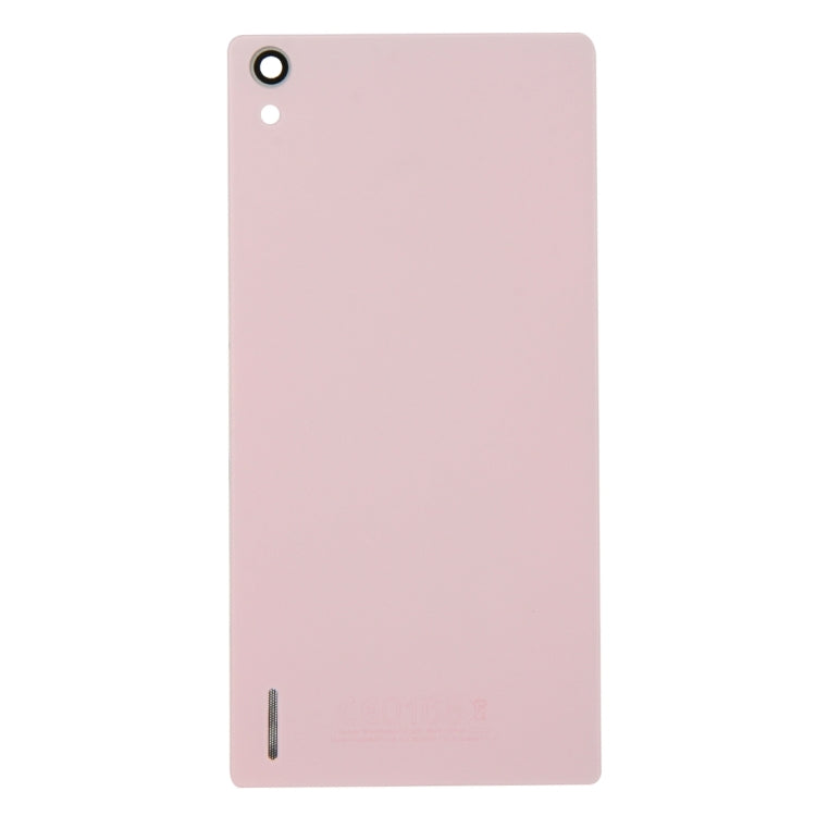 For Huawei Ascend P7 Battery Back Cover(Pink)