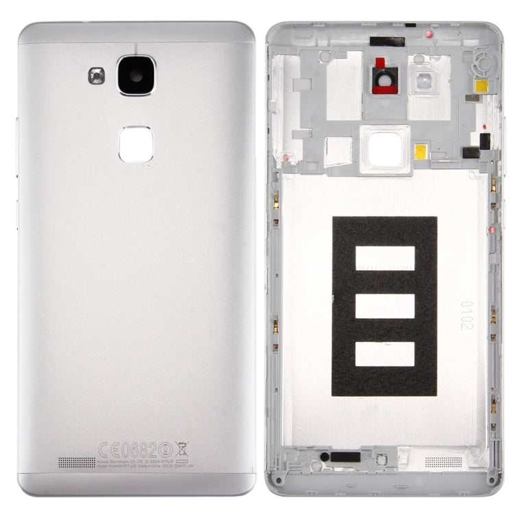For Huawei Ascend Mate 7 Battery Back Cover(Silver)