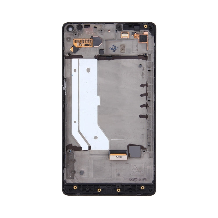 LCD Screen and Digitizer Full Assembly with Frame For Microsoft Lumia 950XL (Black)