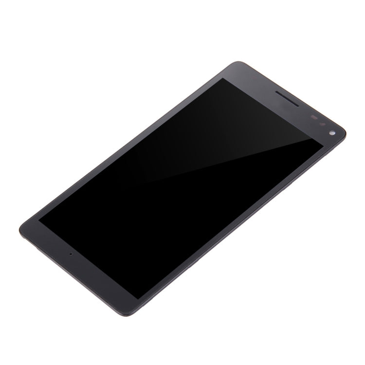 LCD Screen and Digitizer Full Assembly with Frame For Microsoft Lumia 950XL (Black)