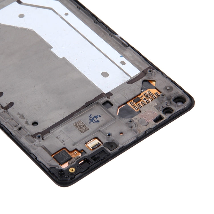 LCD Screen and Digitizer Full Assembly with Frame For Microsoft Lumia 950XL (Black)