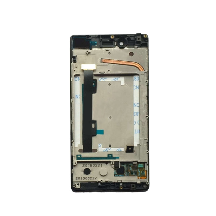 OEM LCD Screen for Lenovo Vibe Shot / Vibe Max Digitizer Full Assembly with Frame (Black)
