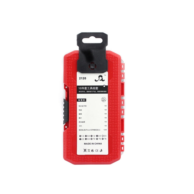 SW-2120 16 in 1 Repair Tools Set for Mobile Phone / Tablet