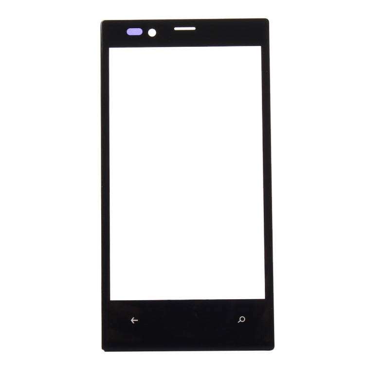Front Screen Outer Glass Lens for Nokia Lumia 720(Black)